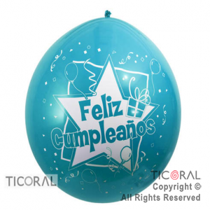 PIATA S R36 FASHION F/CUMPLE ESTRELLA 2C TURQUESA x 1